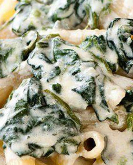 Baked Penne with Ricottaii and Spinach