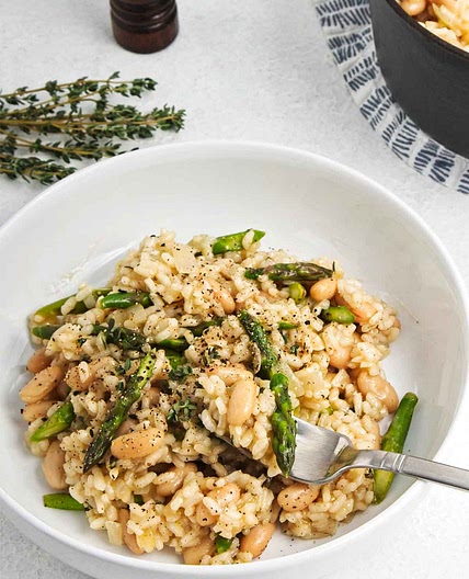 Lemon Asparagus Risotto