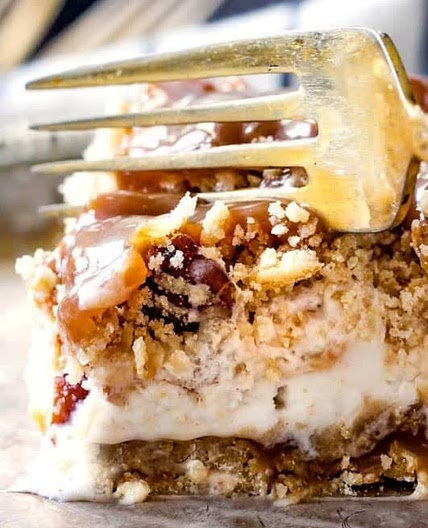 D'licious Caramel Pecan Ice Cream Pie