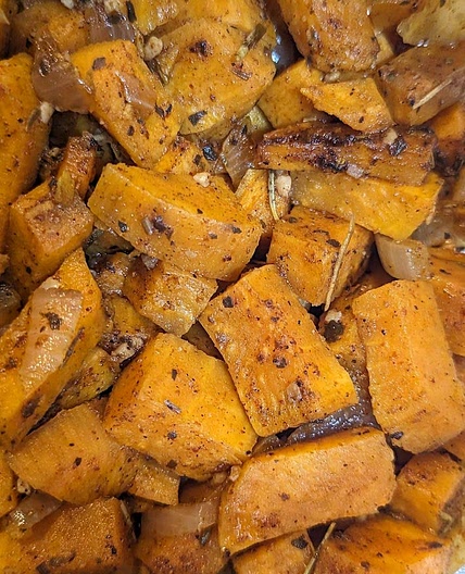 Tim's Dirty Sweet Potatoes