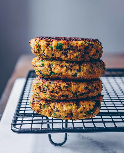 D'licious Sweet Potato Quinoa Burgers