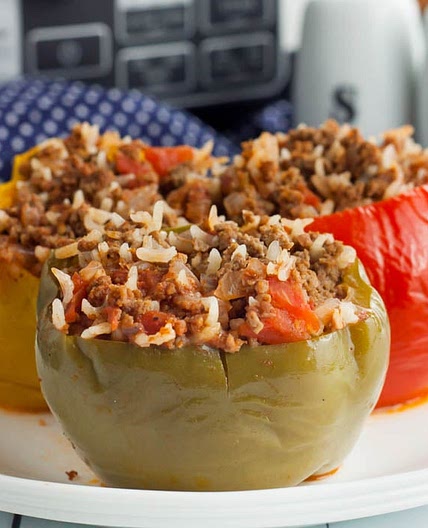Crock Pot Stuffed Peppers
