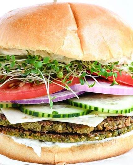 D'licious Falafel Burgers
