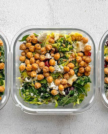WWL Brussels Sprout, Kale & Chickpea Salad