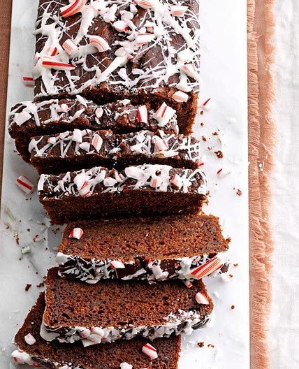 Candy Cane Chocolate Loaves