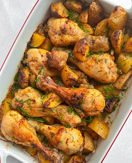 One Pan Chicken and Potatoes