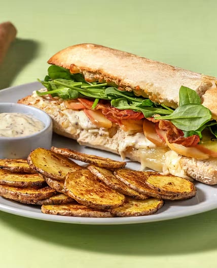Bacon, Apple and Cheddar Melts with Honey-Mustard