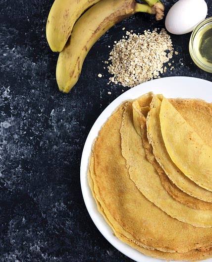 Banana protein pancakes