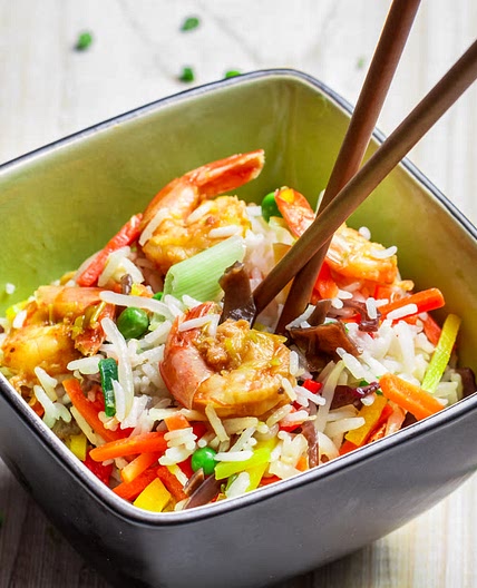 Prawn fried rice