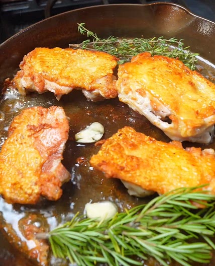 Crispy Chicken Thighs