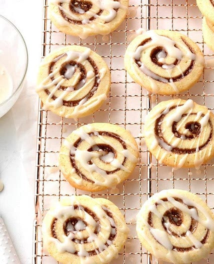 cinnamon bun cookies