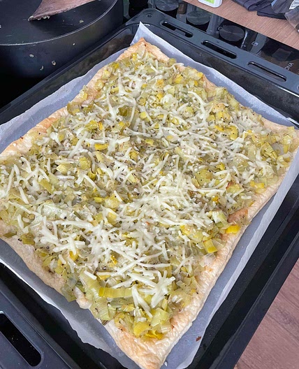 Leek tart