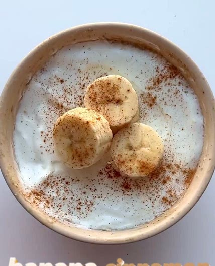 Banana Cinnamon Chilled Oatmeal
