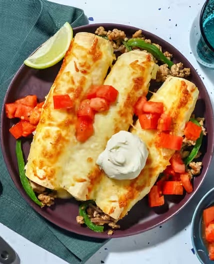 Cheesy Pork Enchiladas and DIY Enchilada Sauce