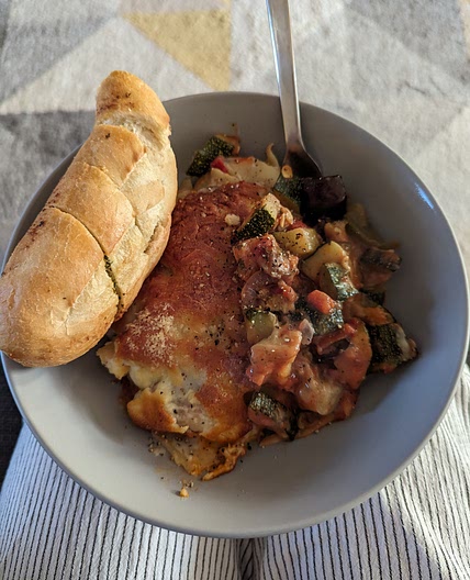 Roast vegetable lasagne