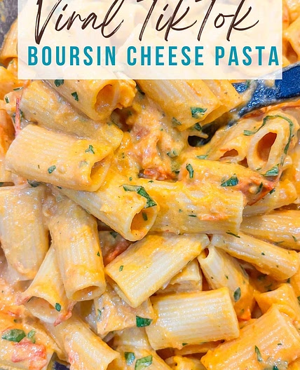 Baked Boursin Cheese Pasta