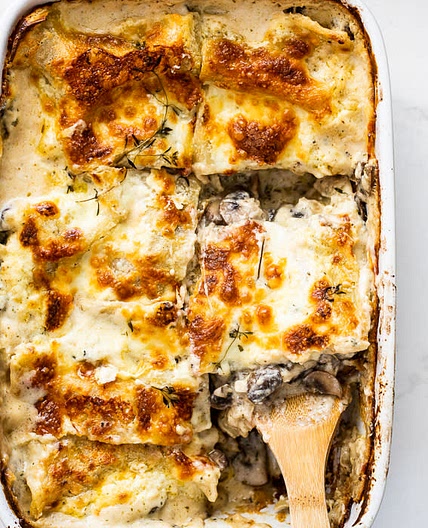 D'licious Mushroom Lasagna