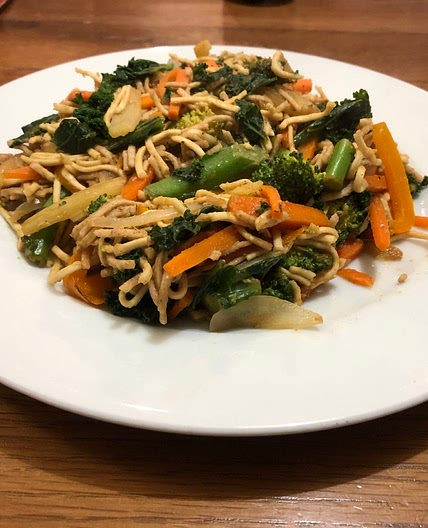 Vegetable chow mien 