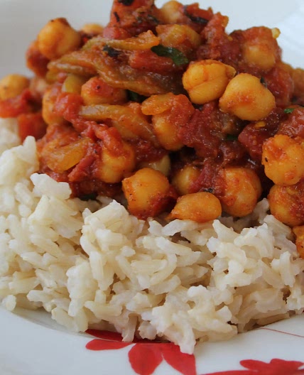 Benny's tomato chickpeas