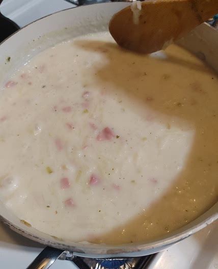 Potato and ham soup