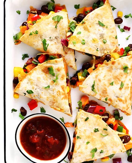 Mini Veggie Quesadillas