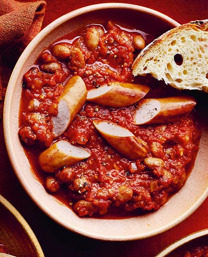 Frankfurter & Bean Casserole