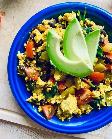 Tex Mex Tofu Scramble (Vegan)