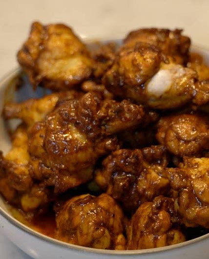 Hot Ones Inspired Baked Chicken Wings