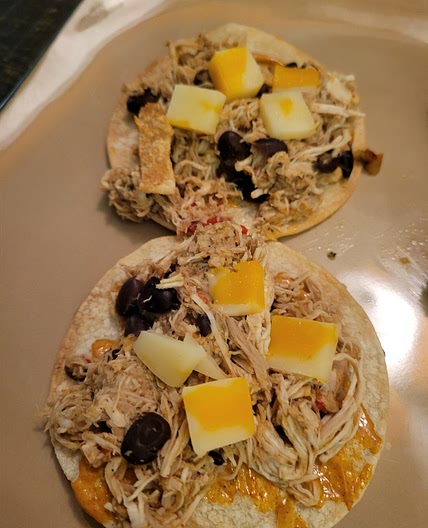 Chicken tostadas