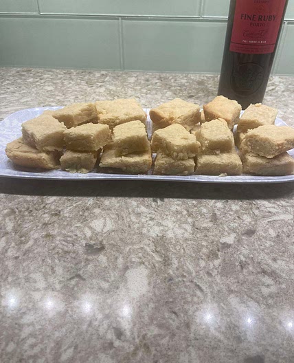 Old Fashioned Shortbread Squares