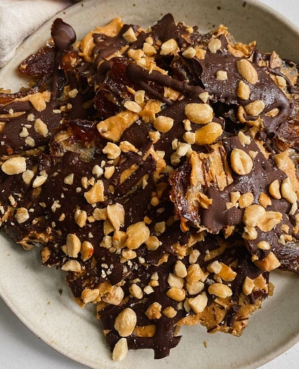 Snickers Date Bark
