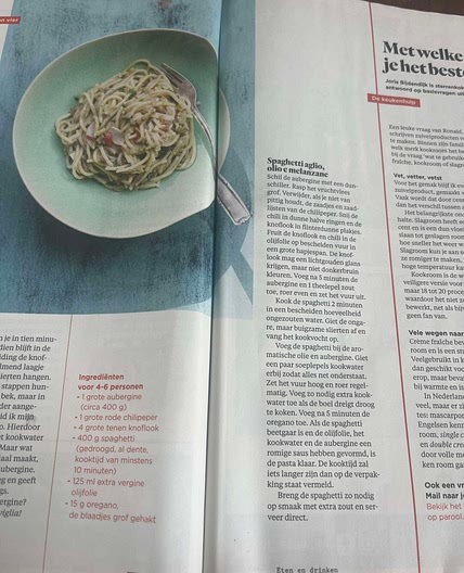 Pasta Aglio, olio e presto 