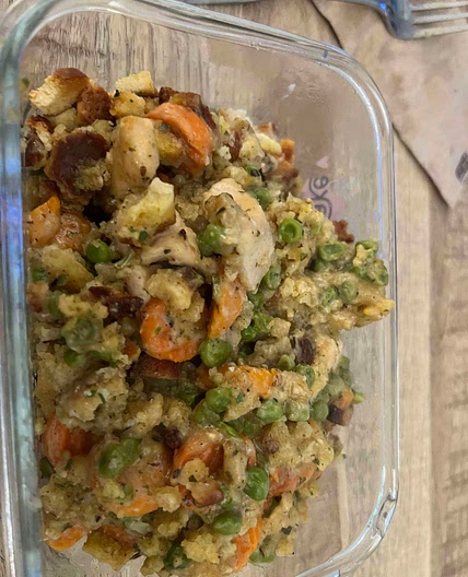 Chicken Stuffing pot pie