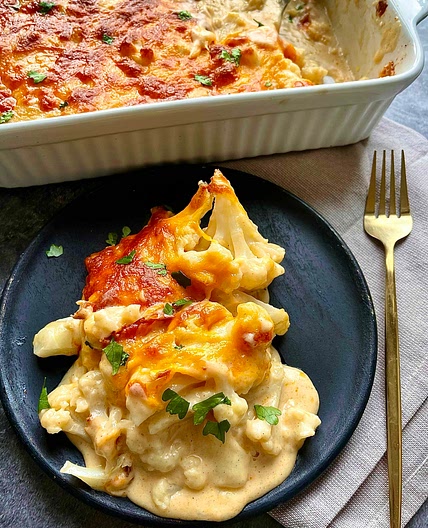 Cheesy Cauliflower Bake