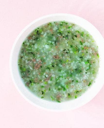 닭고기 청경채 바나나죽