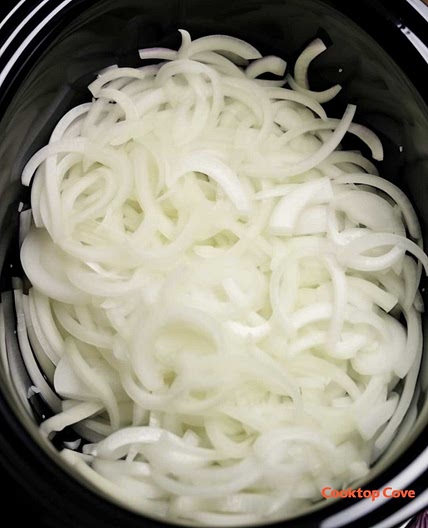 Mom dumps 3 lbs of onions in slow cooker overnight, makes irresi
