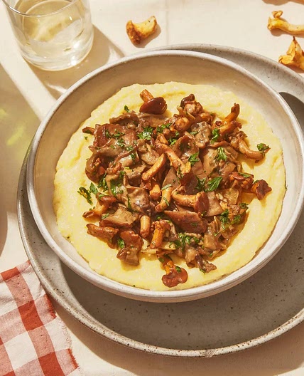 Venezianische Polenta mit Pilzen