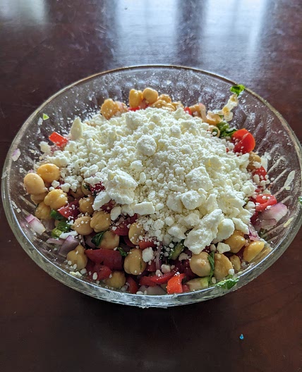 Chickpea salad