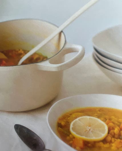 Ginger Lemon Spit Pea Soup