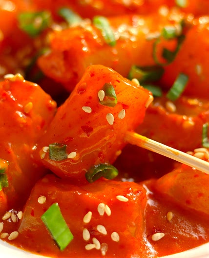 Sesame Rice Paper Tteokbokki