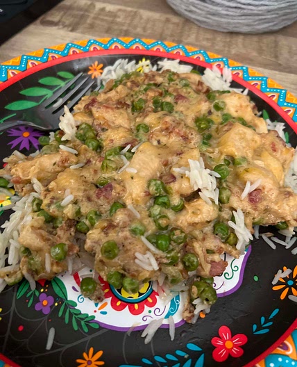 Cheesy Chicken Bacon Ranch Rice