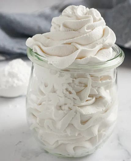 Stabilized Whipped Cream