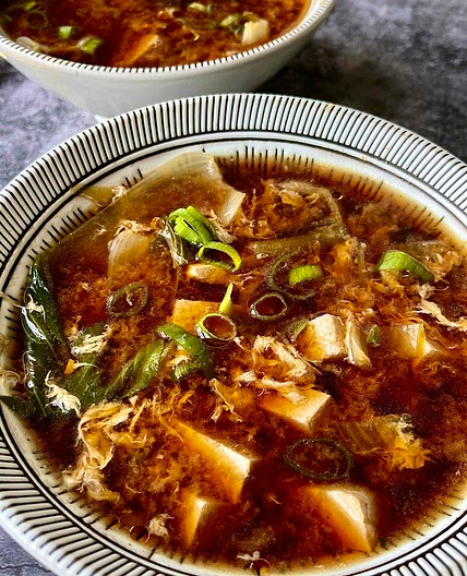 Egg Drop Miso Soup 