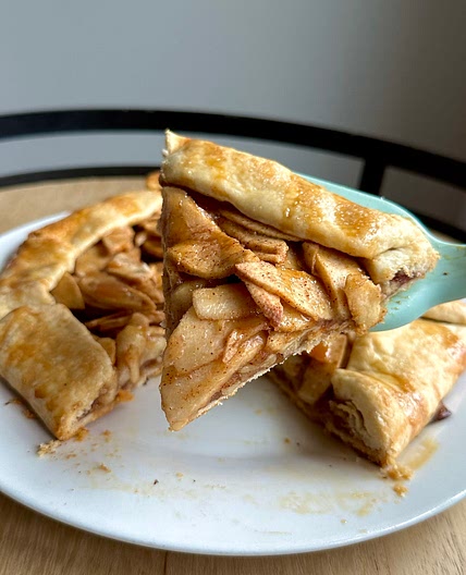 Caramel Apple galette 