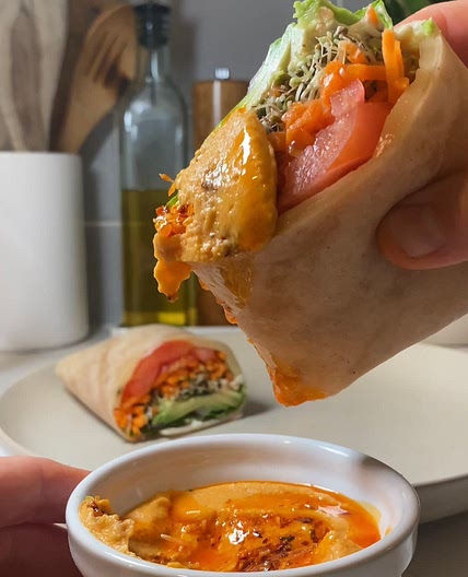Roasted Red Pepper Hummus