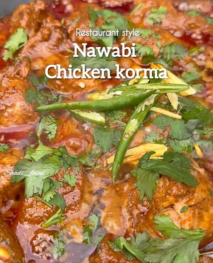 Nawabi Chicken Korma !