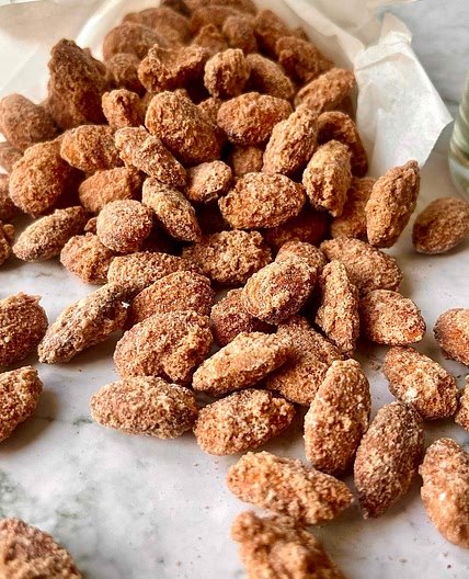 Dry Crunchy Candied Almonds 
