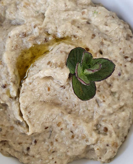 Salsa alle melanzane e ceci