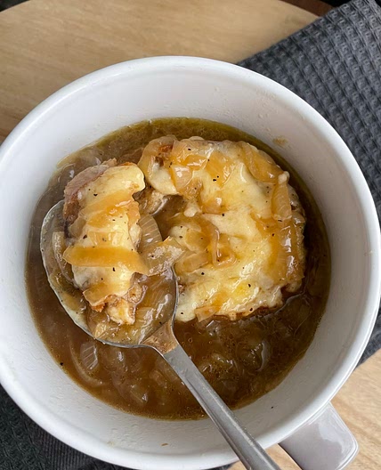 French onion soup 