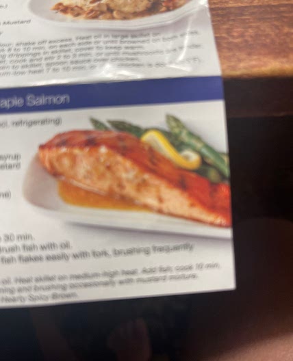 Grey Poupon-Maple Salmon